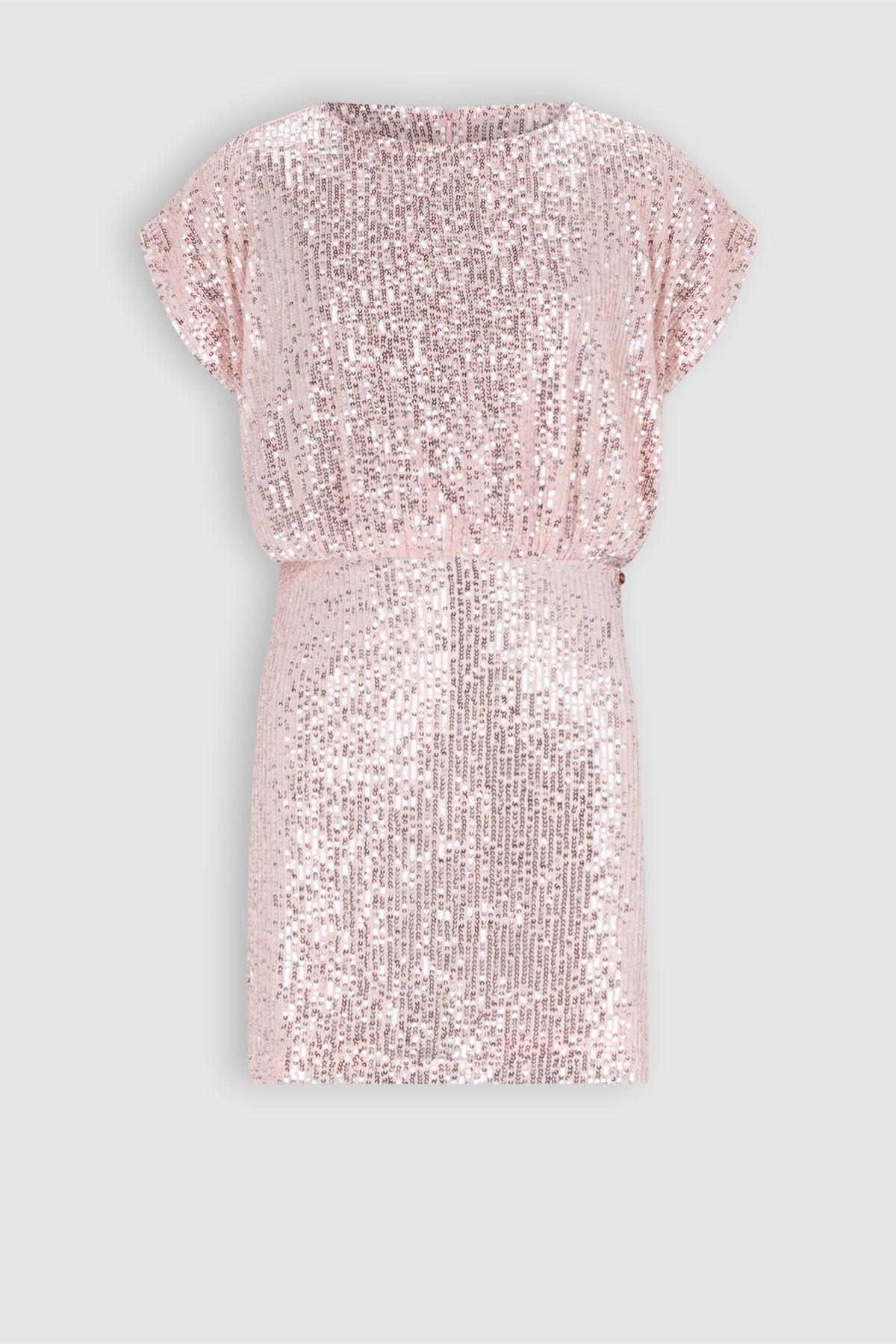 Milah Pailletten Jurk Roze