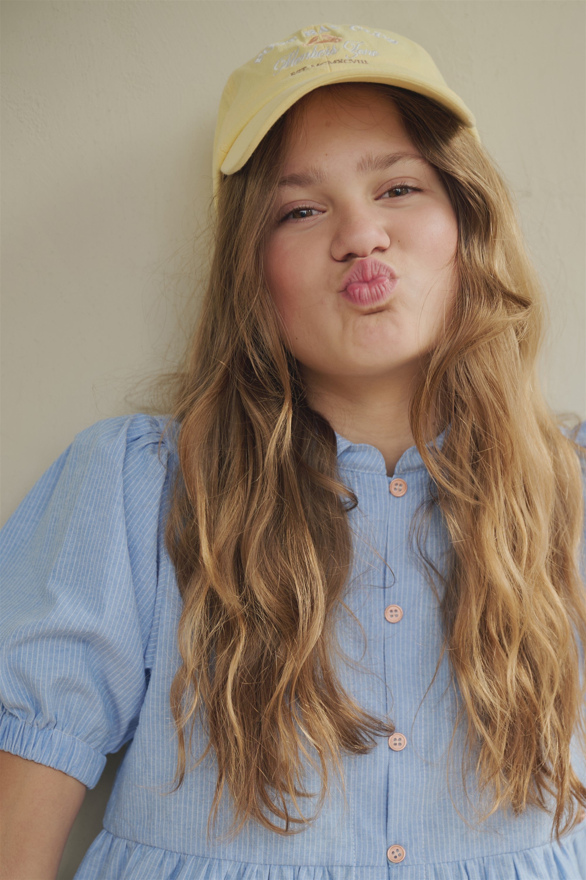 Tiggs Gestreepte Blouse Pofmouw Blauw