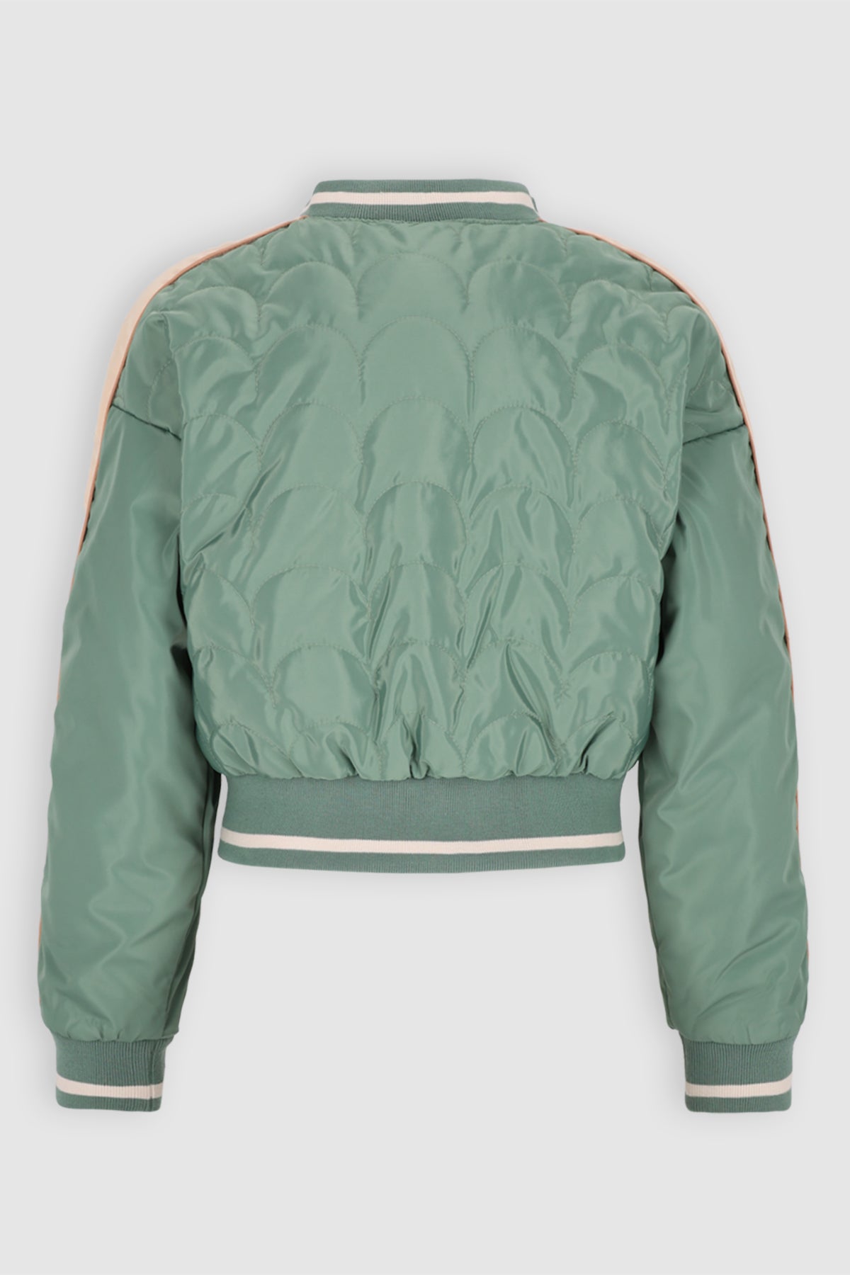 Bomber Zomer jas met fleece voering Groen
