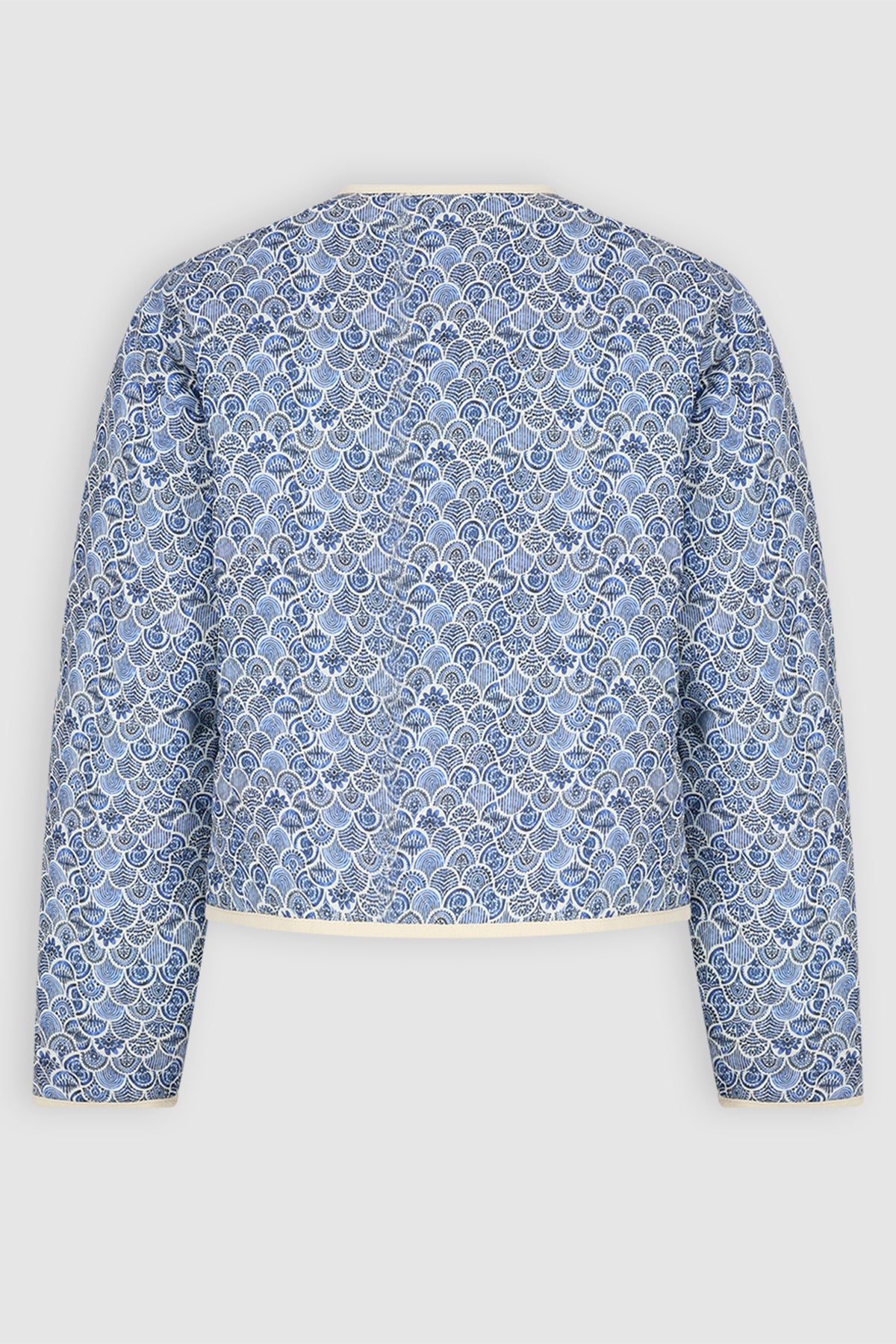 Dimo Geprinte Dekenjas Blauw