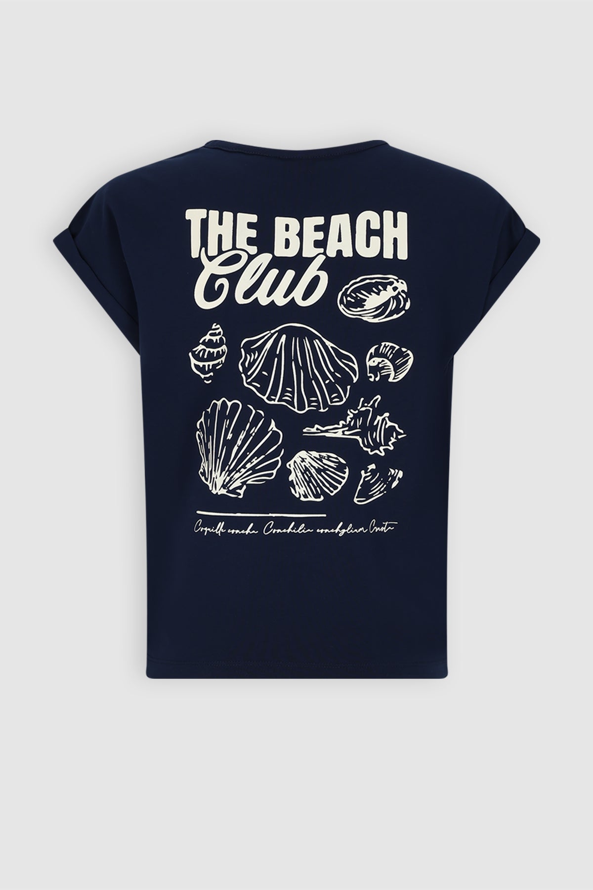 Kasis Tshirt grote Rugprint Donkerblauw