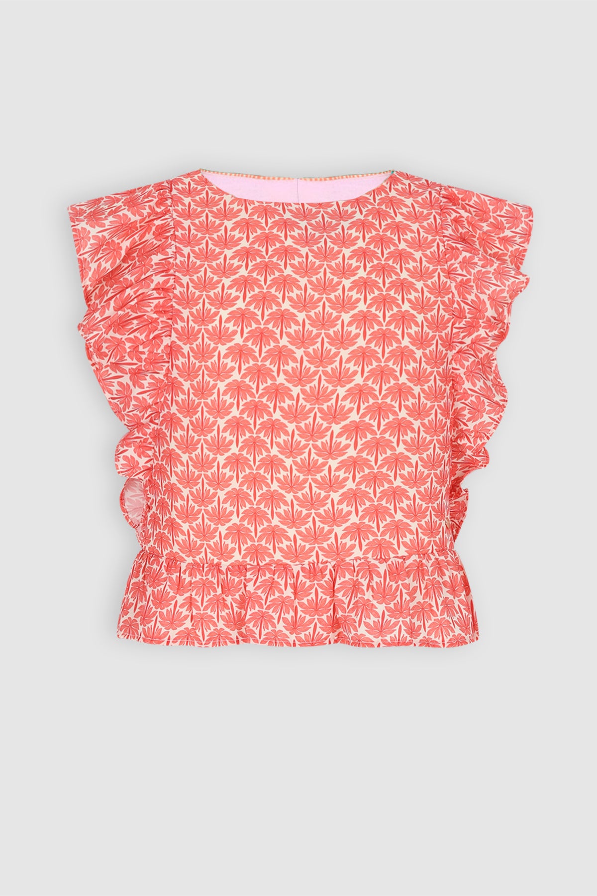 Timra Geprinte Blouse Roze