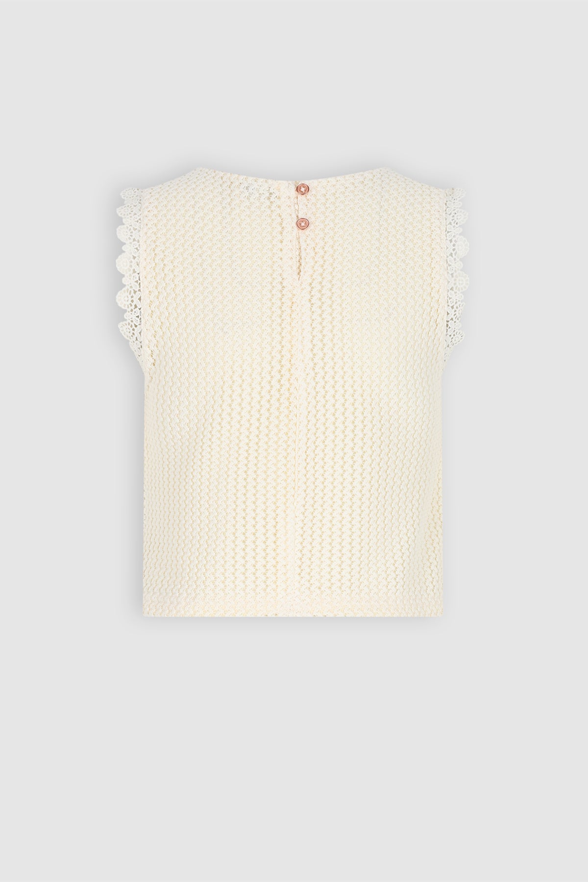 Kia Crochet Top Ivoor