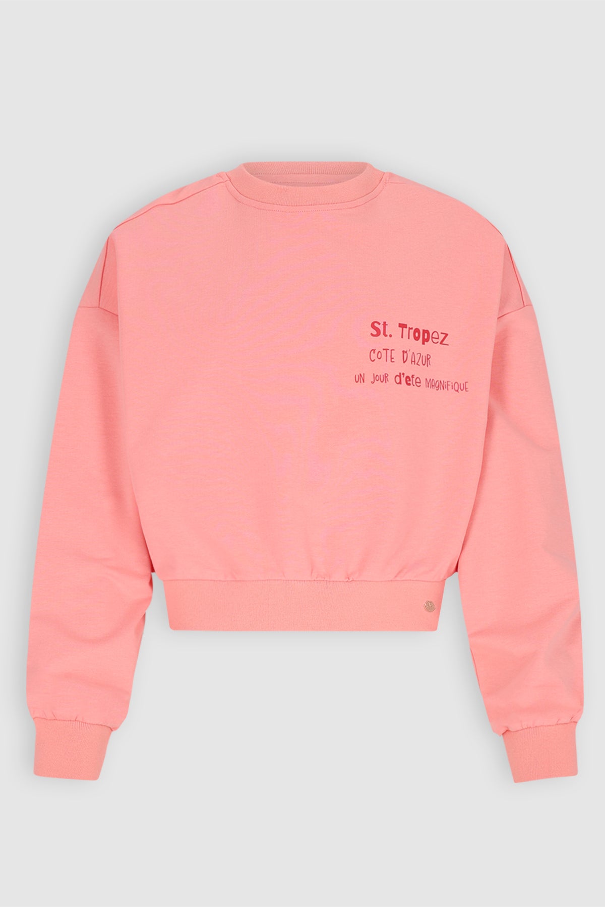 Kex Gekropte Sweater Roze