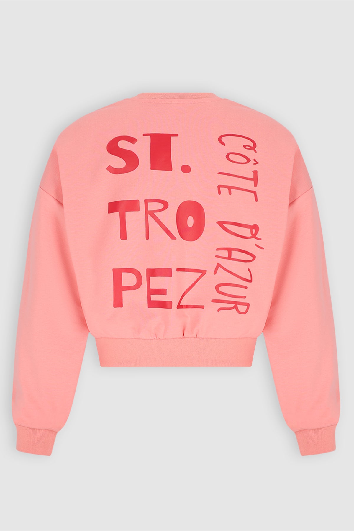 Kex Gekropte Sweater Roze