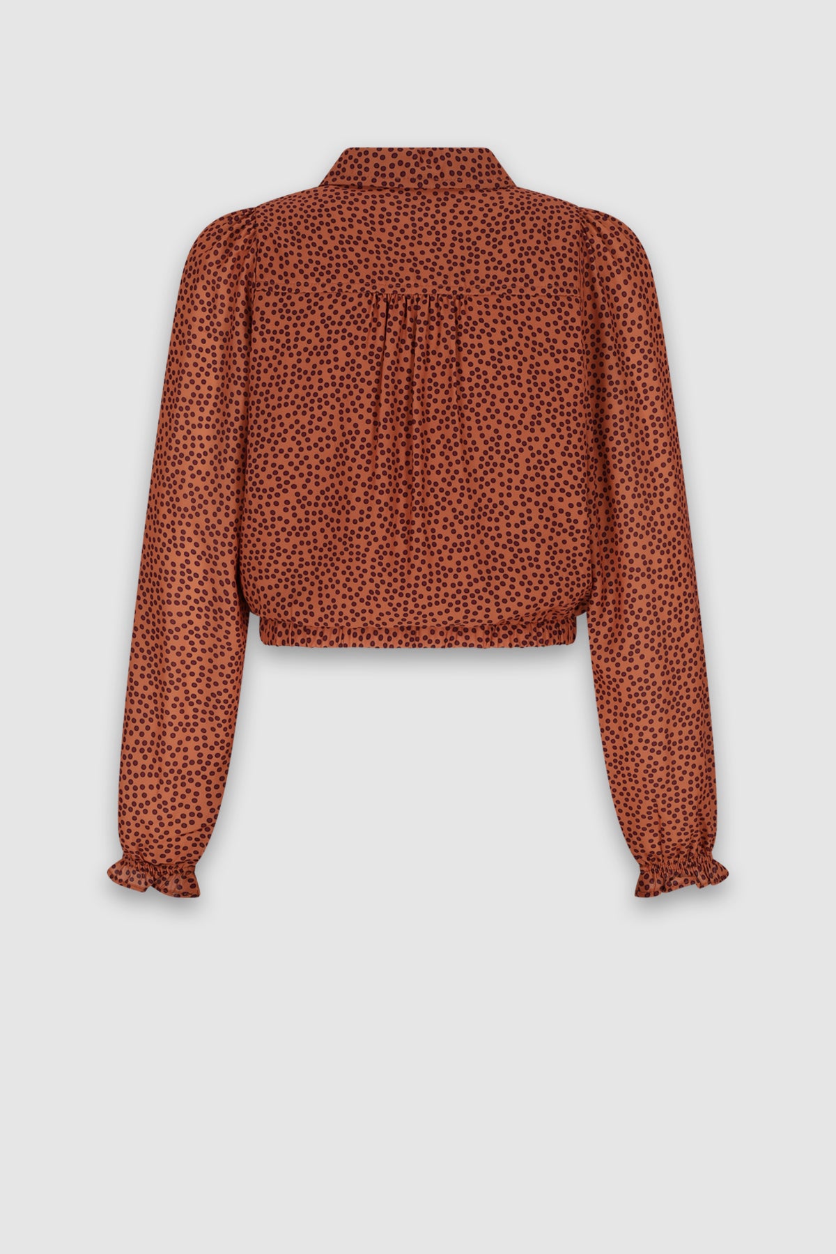 Tilly Stippen Blouse Bruin