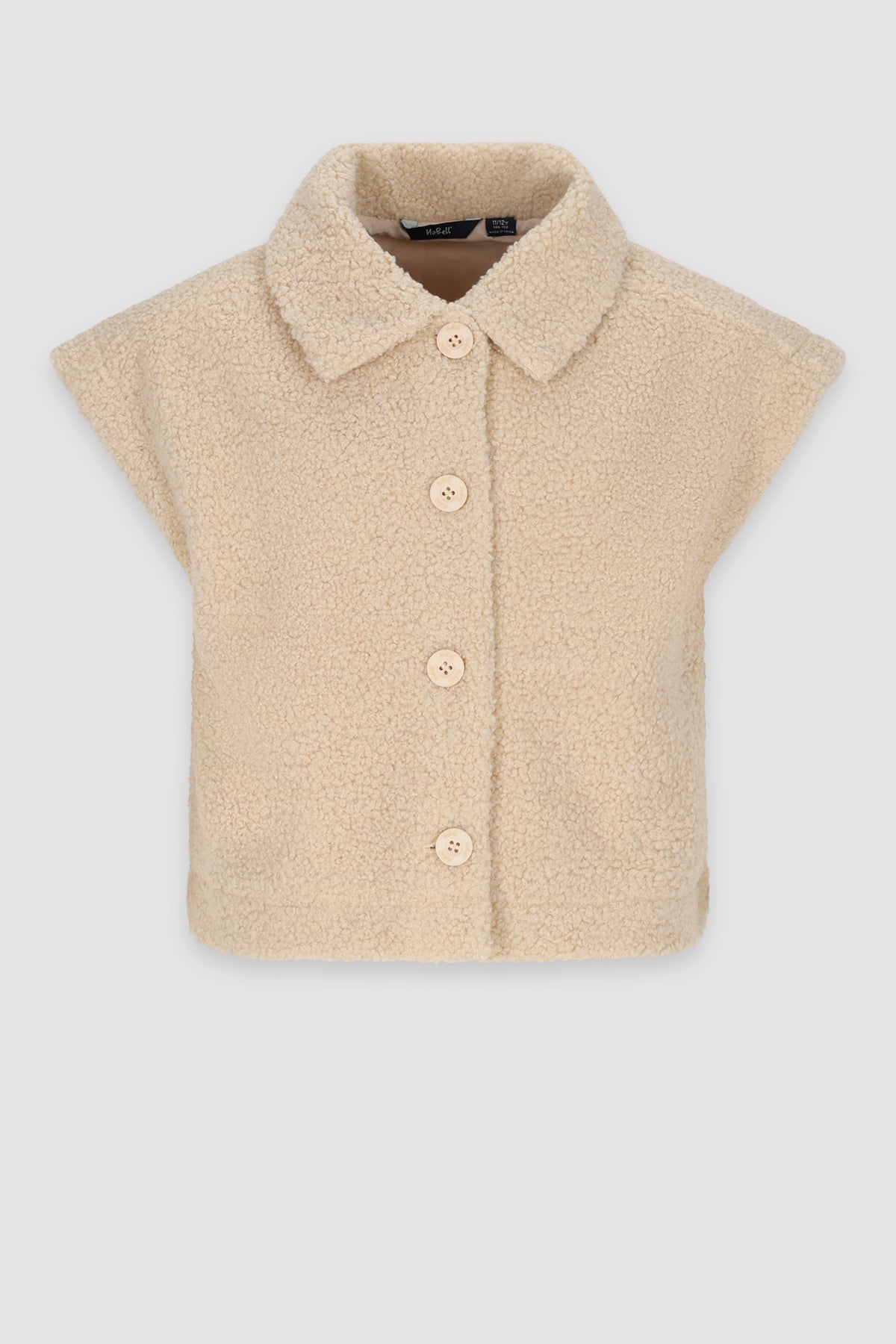 Teddy Vest White
