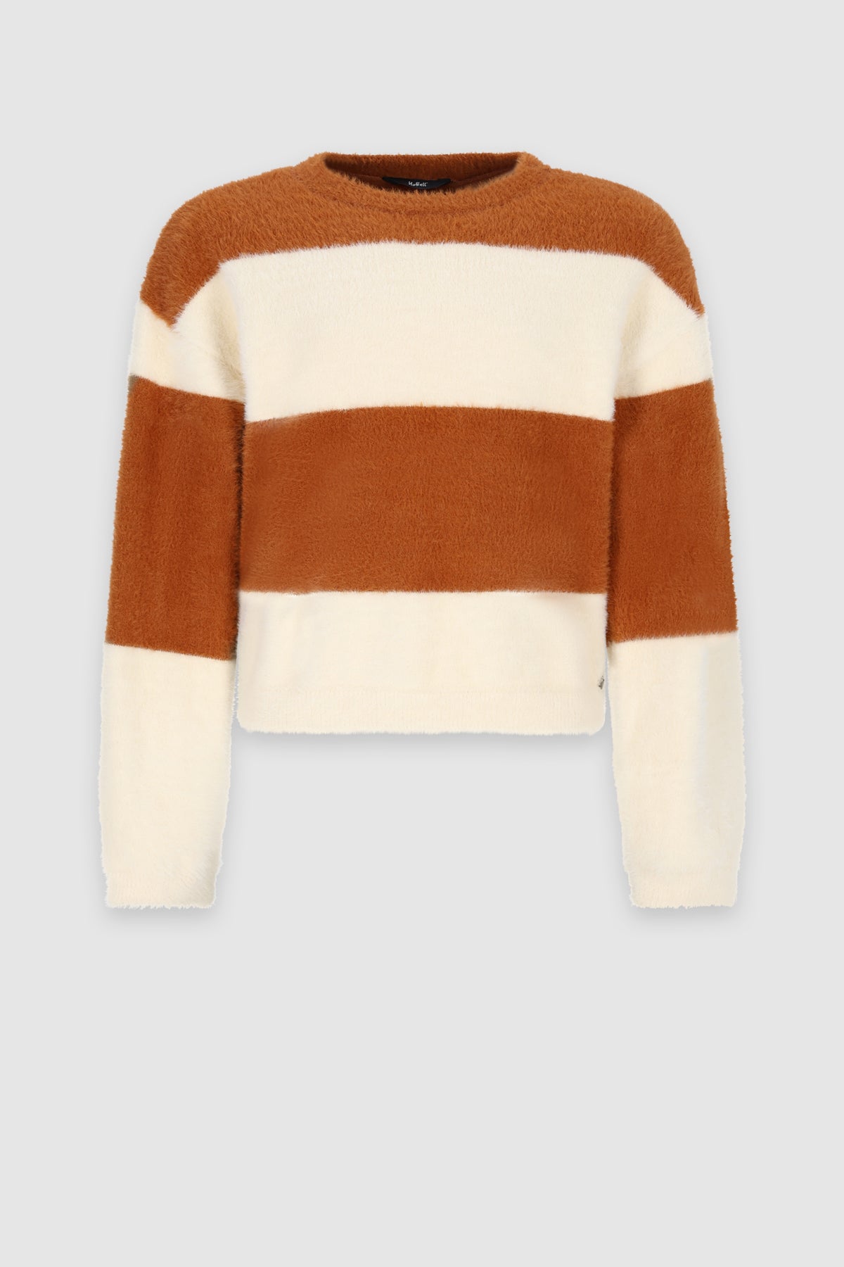 Kate Colorblock Knitted Sweater Brown