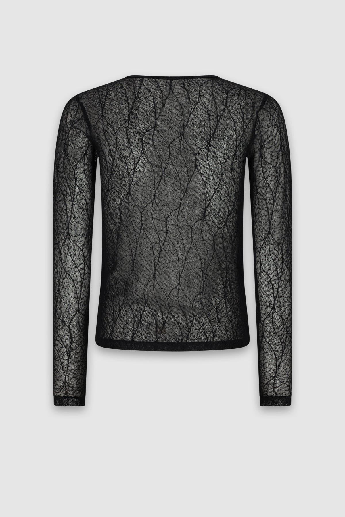 Kaya Mesh Top Zwart