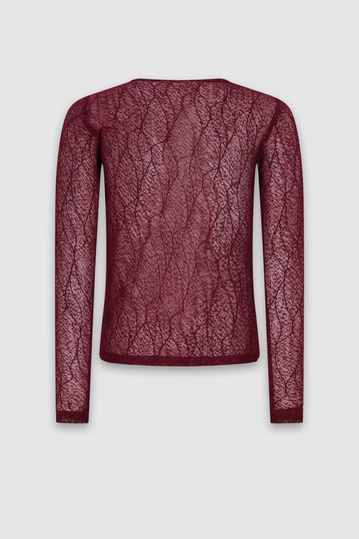 Kaya Mesh Top Bordeaux