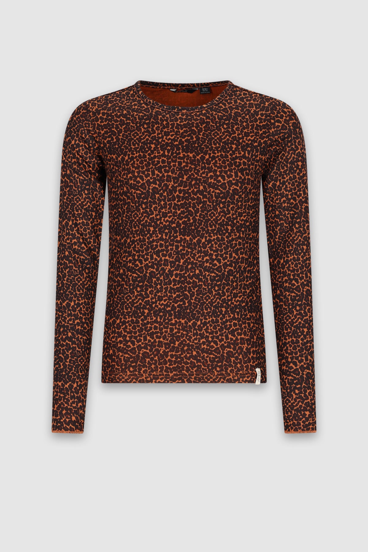 Kaya Leopard Geprinte Top Bruin