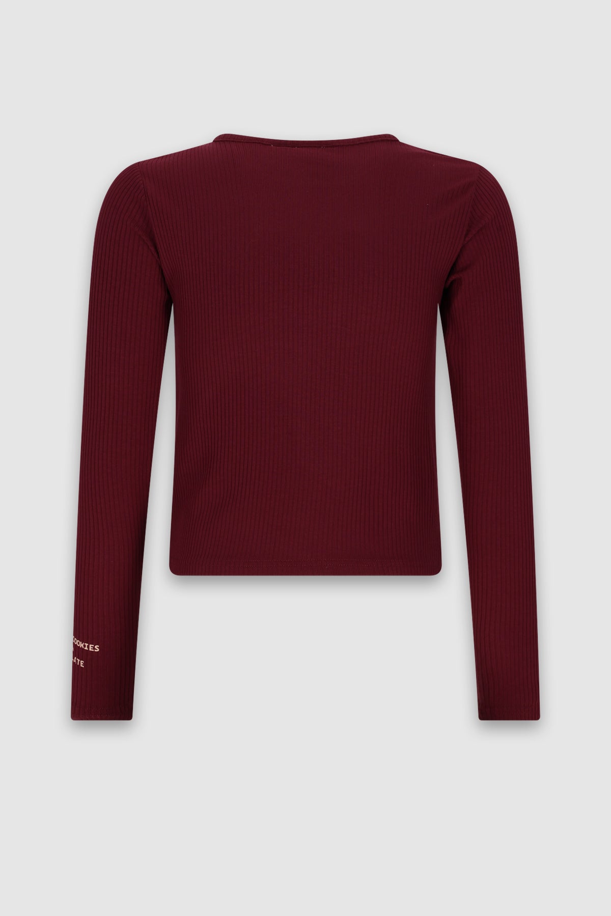 Kuan RibJersey Tshirt Bordeaux