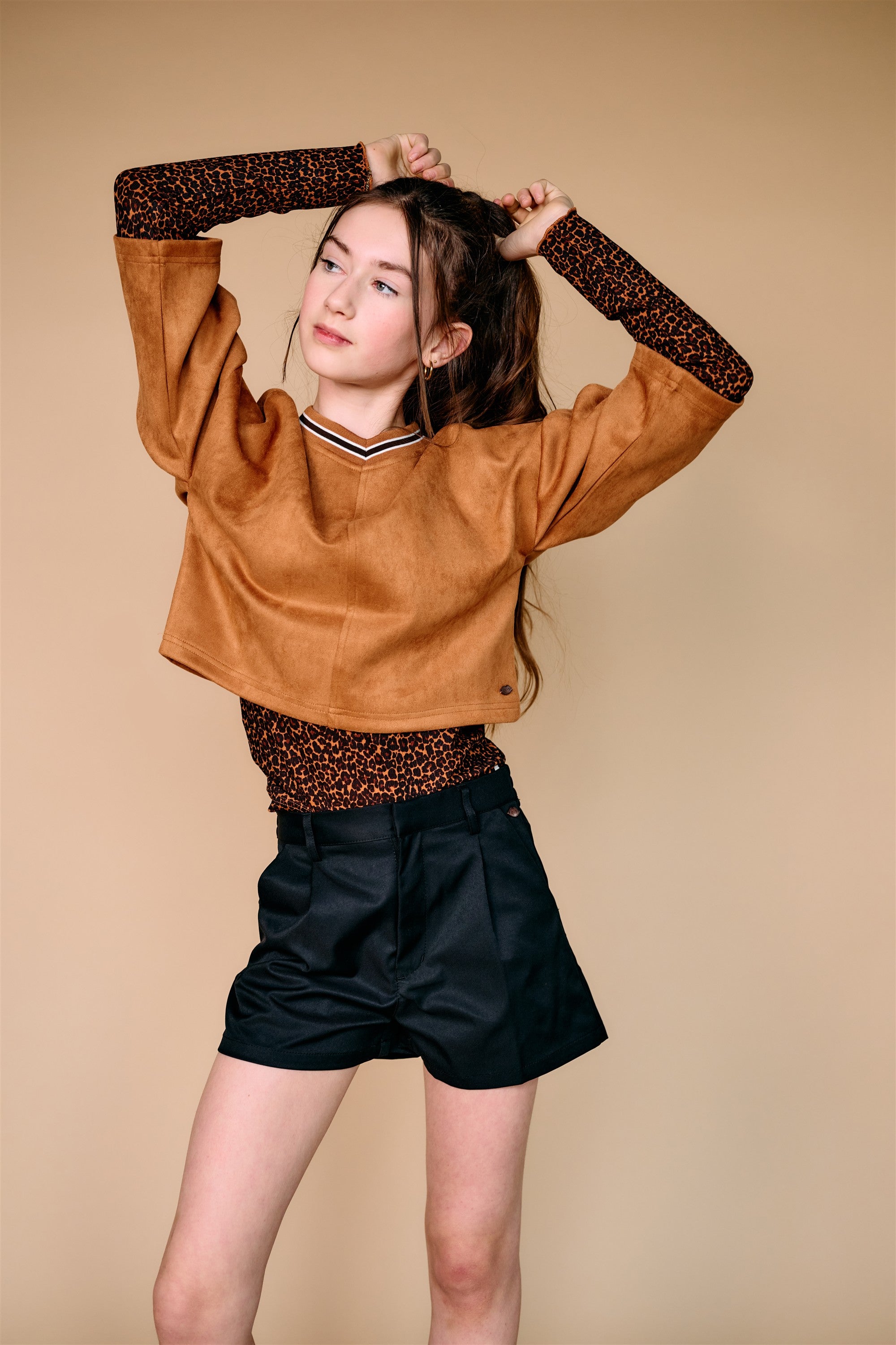 Suki Twill Short Zwart