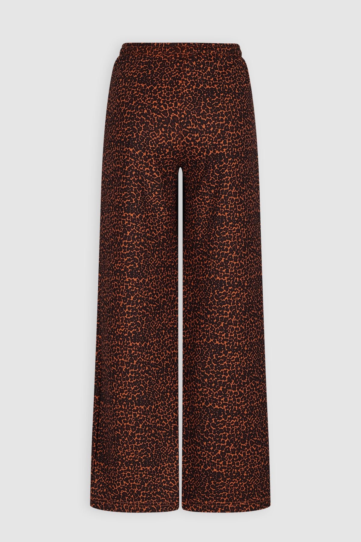 Suza Leopard Print Jersey Trousers Brown