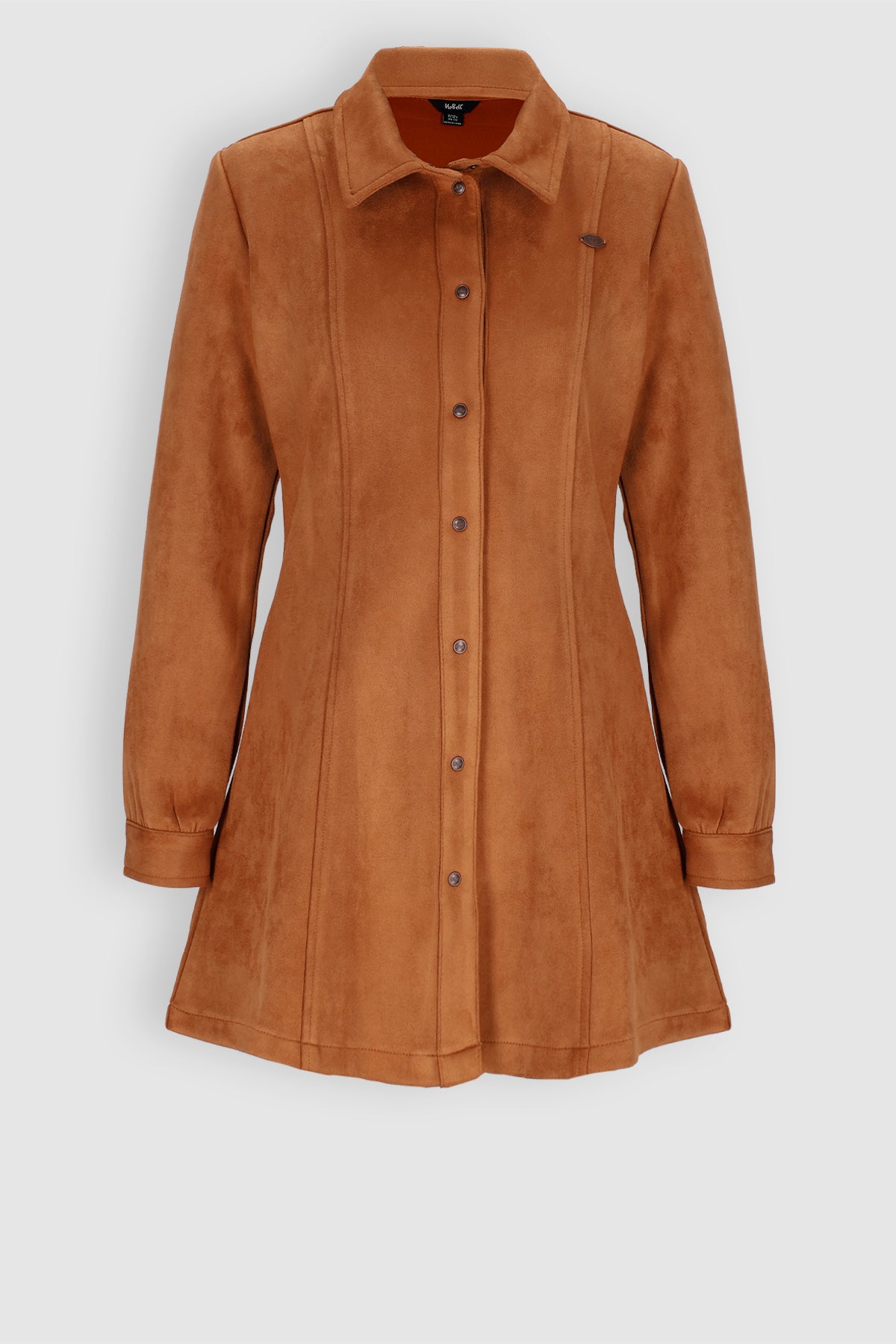 Mikky Suede Skater Dress Brown