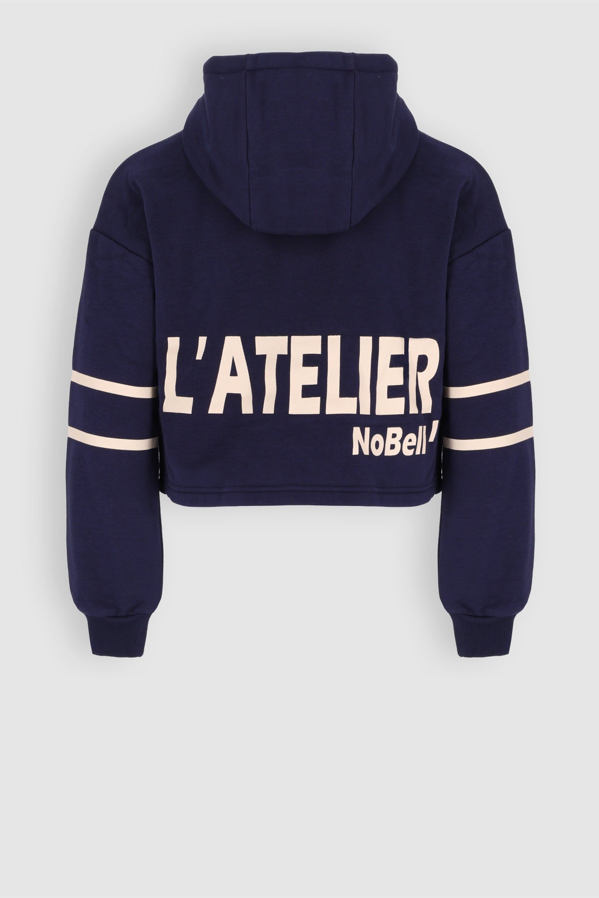 Kumy Super Soft Cropped Hoodie Dark Blue