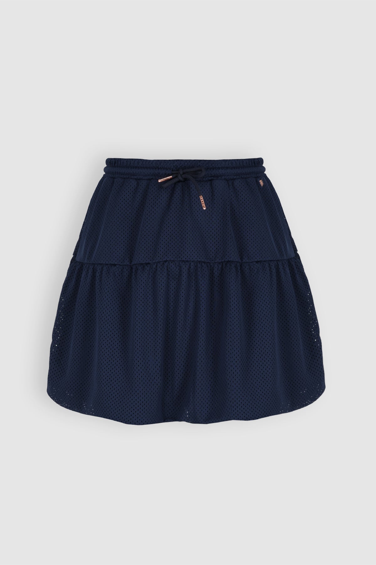 Nasha Mesh Balloon Skirt Dark Blue