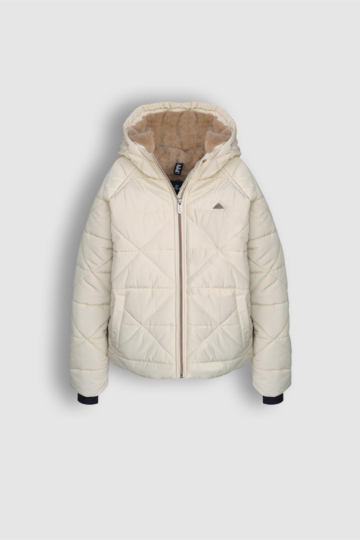 Buffer Korte Gestepte Winterjas Met Capuchon Nobell' Kidswear