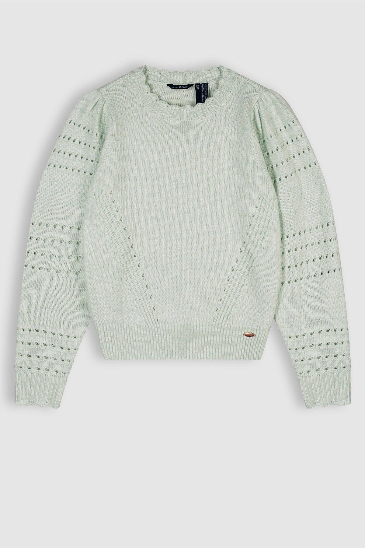 Kamile Soft Knitted Sweater Jade - NoNo Kidswear