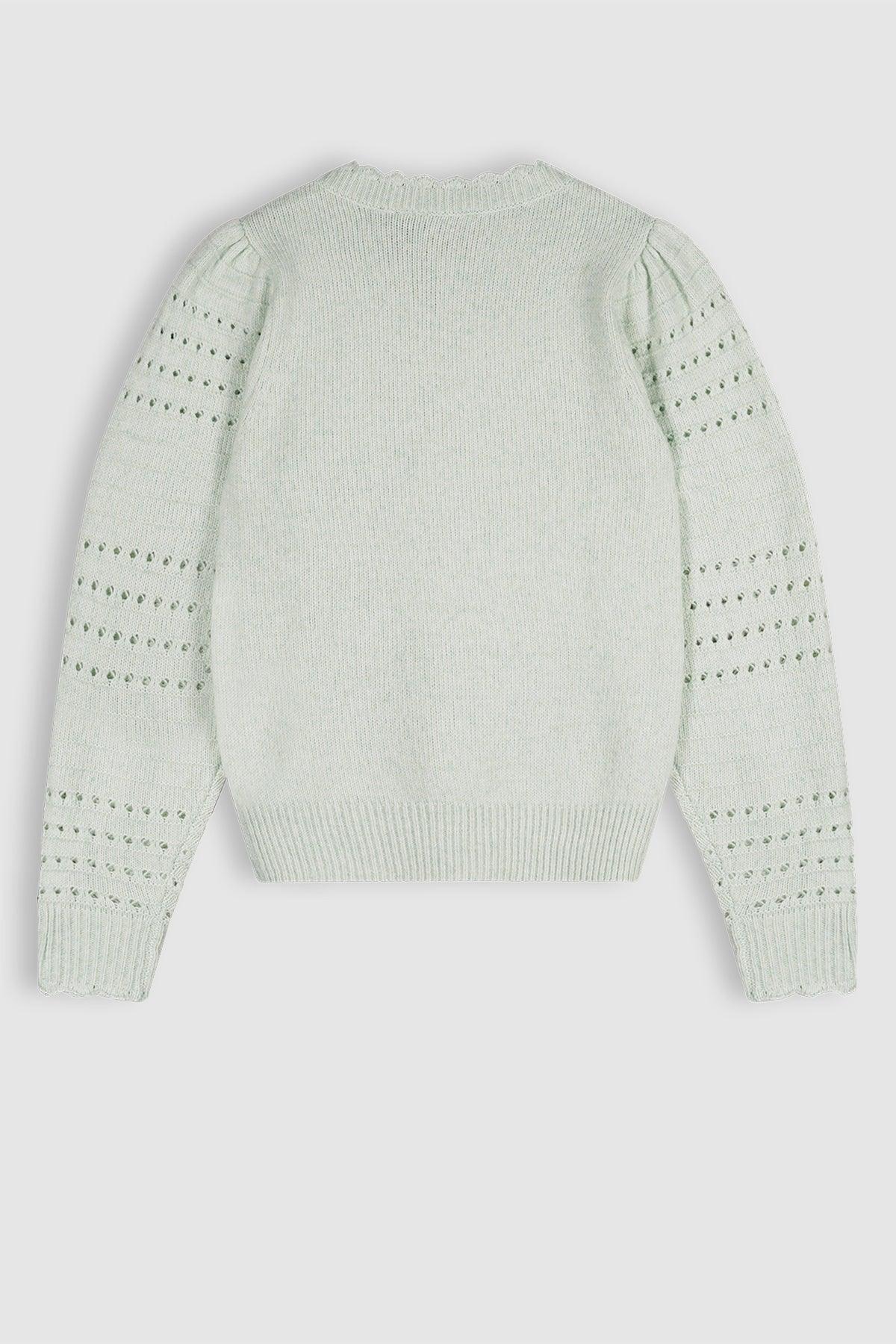 Kamile Soft Knitted Sweater Jade - NoNo Kidswear