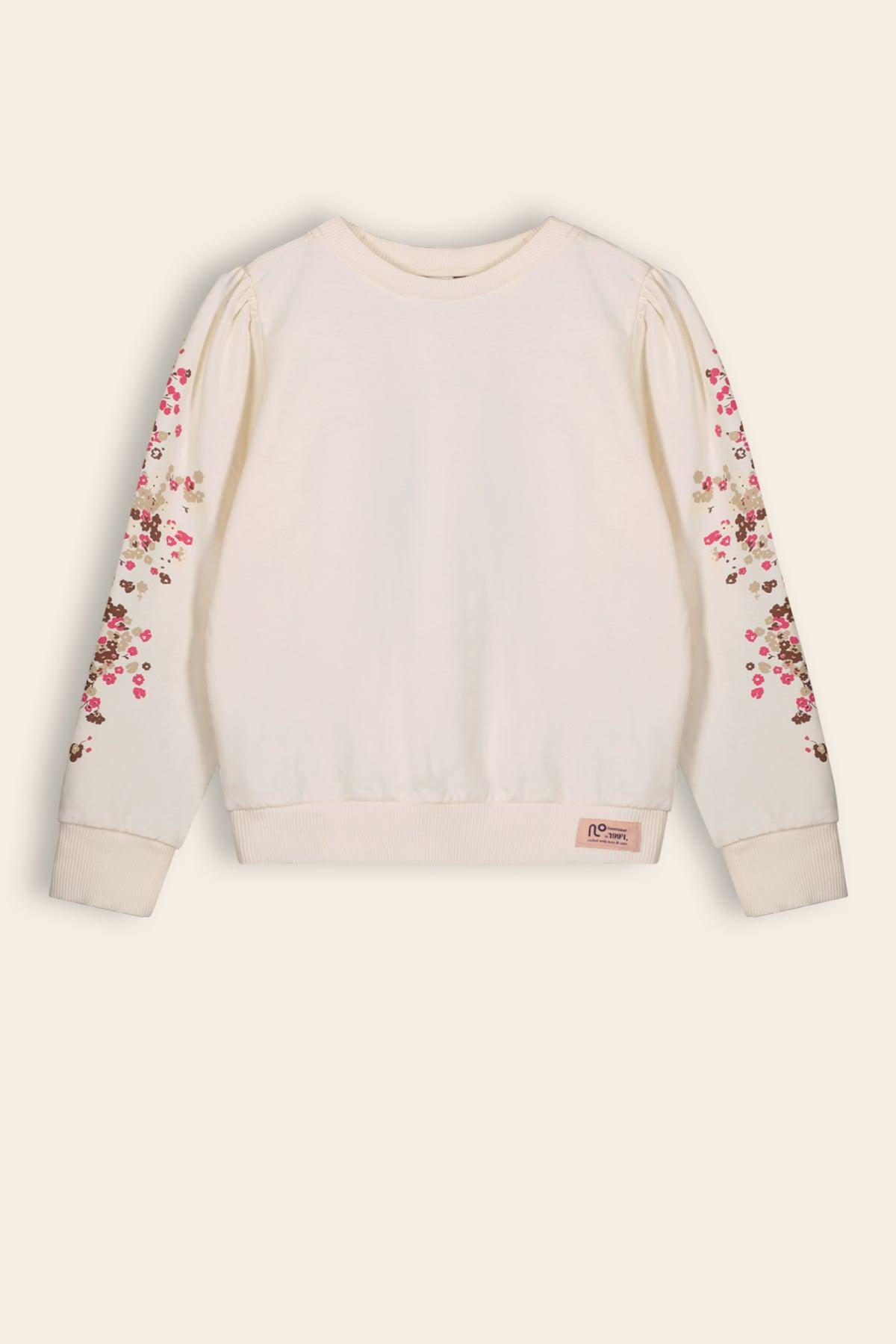 Kate Sweater Borduursel op de Mouwen - NoNo Kidswear