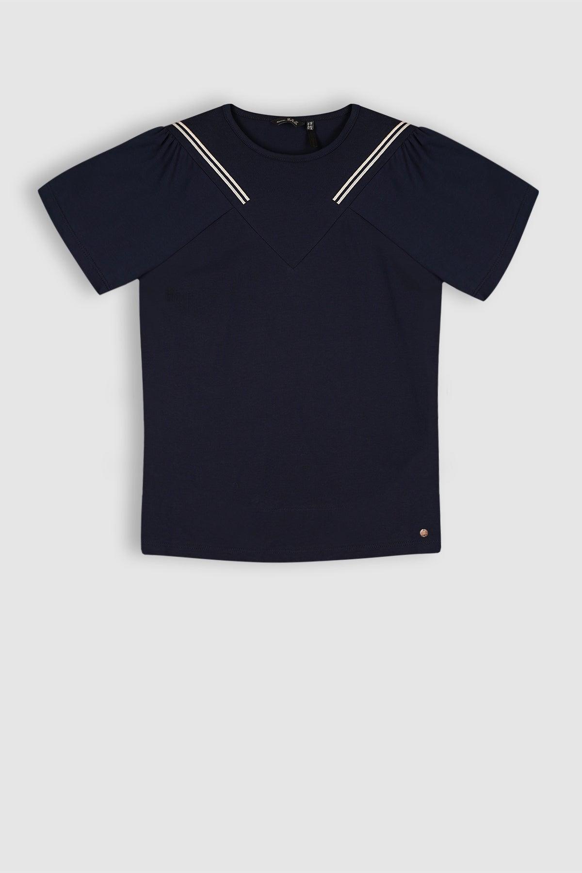 Koala Tshirt VShape Detail Navy Blazer - NoNo Kidswear