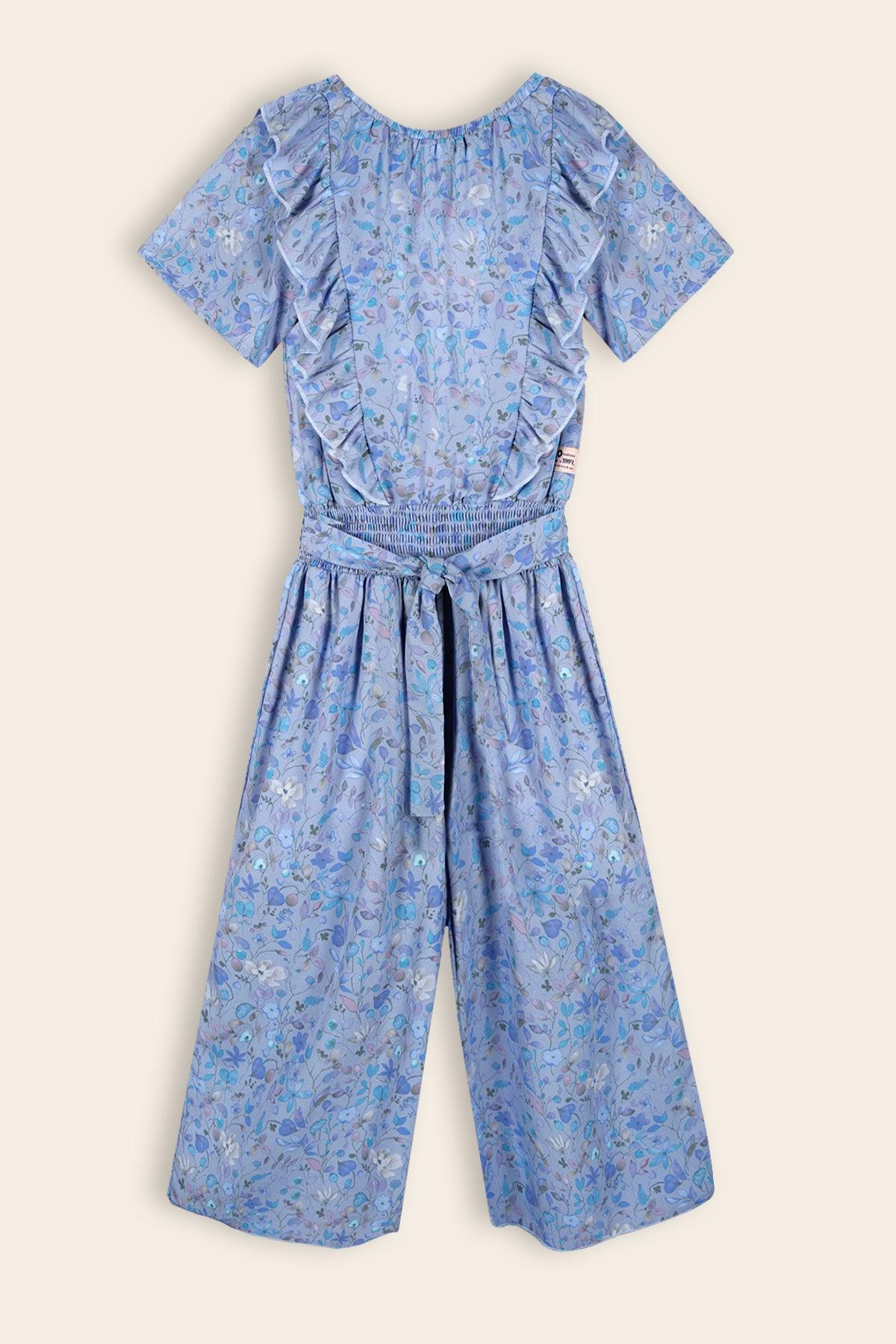 Sasian Jumpsuit Violet Print - NoNo Kidswear