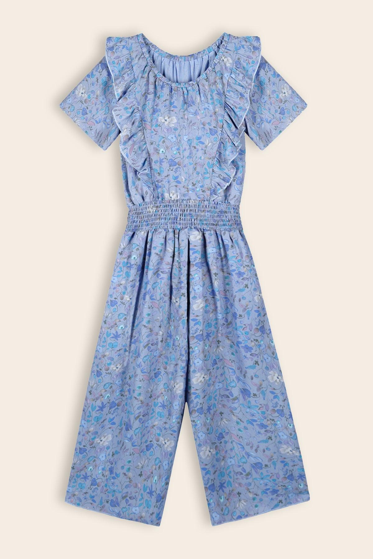 Sasian Jumpsuit Violet Print - NoNo Kidswear