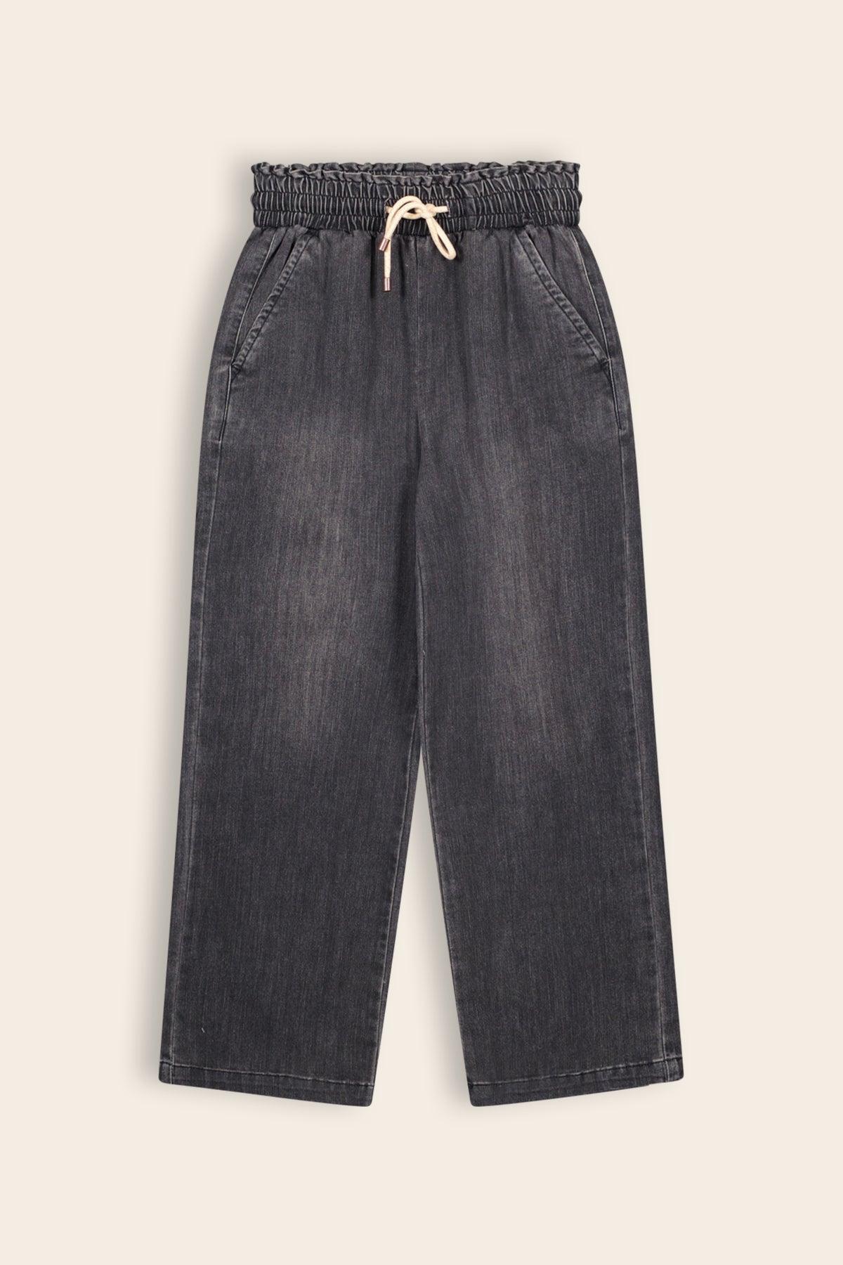 Sayla Stretch Jeans broek wijde pijpen - NoNo Kidswear