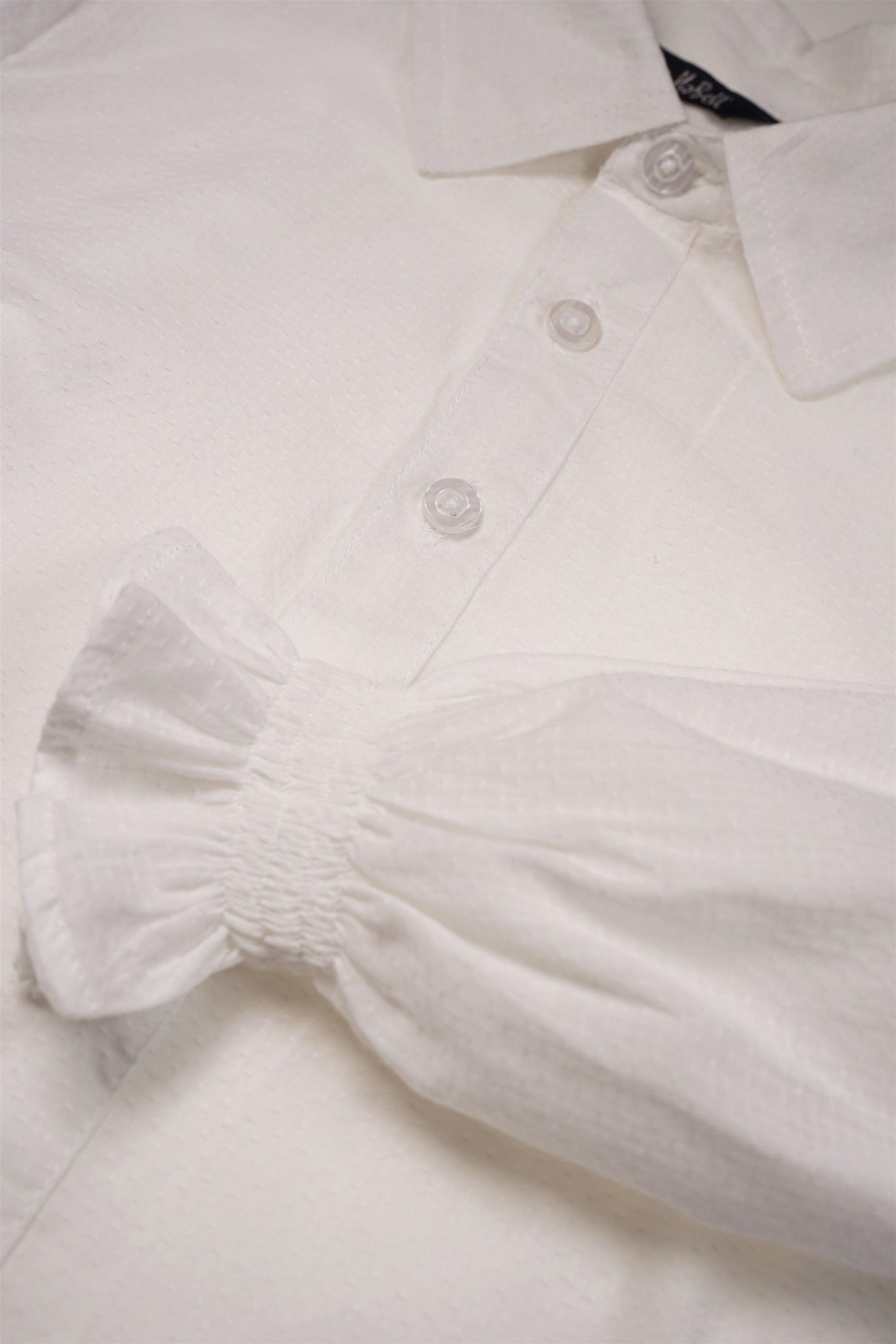 Tipi Longsleeve Cotton Blouse - NoNo Kidswear